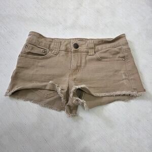 Forever 21 low rise light brown jean shorts woman's size 27